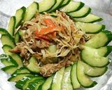 カリブ使用☆大豆のお肉で中華和え作り方10写真