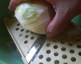 みょうがとワカメと玉葱のポン酢和え作り方1写真