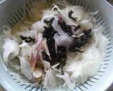みょうがとワカメと玉葱のポン酢和え作り方2写真