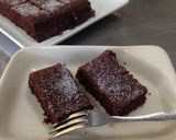 レンジで簡単　米粉ココアケーキ作り方10写真