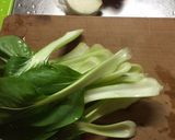 チンゲン菜の簡単ミルクスープ作り方1写真