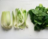 レンジで簡単☆チンゲン菜のツナマヨ和え。作り方1写真