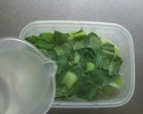 レンジで簡単☆チンゲン菜のツナマヨ和え。作り方3写真