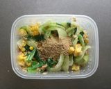 レンジで簡単☆チンゲン菜のツナマヨ和え。作り方4写真