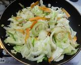 ダイエット用大盛り野菜炒め作り方4写真