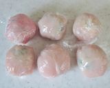 カレー鶏巻きおにぎり作り方4写真