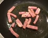 定番 ほうれん草とベーコンのパスタ作り方4写真