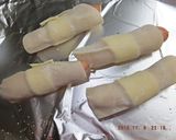 ❁ウィンナーチーズの餃子の皮巻き❁作り方3写真