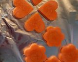 炊飯器で人参の型抜き✿お弁当に便利✿作り方2写真