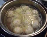 鶏団子とレタスのスープ作り方5写真