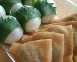 初夏の和菓子**大葉もち*作り方4写真