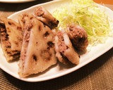 サクサク食感☆れんこんのはさみ揚げ♪作り方8写真
