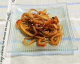 捨てない♪大根と人参の皮で豆板醤炒め作り方7写真