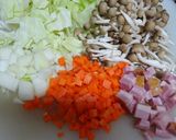 山盛り野菜&ベーコン♪中華風ミルクスープ作り方1写真