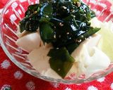 豆腐とワカメナムルの簡単サラダ作り方4写真