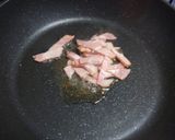 ベーコンと白菜のクリームスパゲッティ作り方2写真