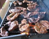 BBQ〜ザクロとマンゴチャツネのラム焼き作り方2写真
