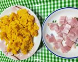 カボチャとベーコンの豚肉包み焼き作り方2写真
