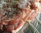 鳥モモ肉重ね焼き作り方1写真