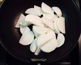 あっさり小松菜大根豚肉炒め*作り方2写真