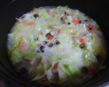 山盛り野菜&ベーコン♪中華風ミルクスープ作り方7写真