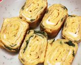 お弁当に 簡単ほうれん草入り卵焼き作り方4写真