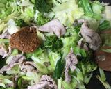 ブロッコリーとキャベツの味噌炒め作り方8写真