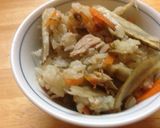 具沢山★シーチキンごぼうのおこわ作り方6写真