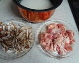 鶏肉とごぼうと椎茸の炊き込みご飯作り方2写真