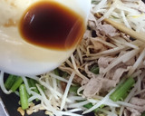 にんにくの芽ともやしと豚肉の甜麺醤炒め♪作り方7写真