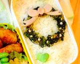 ◎青菜ふりかけでクリスマスチック弁◎作り方10写真