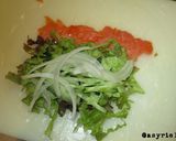 片手で生野菜サラダ - 生春巻き -作り方6写真