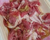薄切り肉でトロけるクリチ入り豚カツ❤作り方1写真