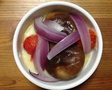 カマンベールチーズの彩り野菜ココット作り方3写真