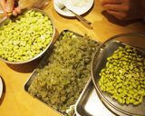 【山形】だだちゃ豆と青大豆のチーズ和え作り方1写真