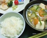 具だくさん　和＊中華スープ作り方13写真