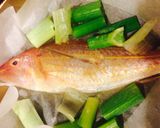 簡単♪柚子香る白身魚の酒蒸し。作り方2写真