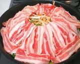 ニラともやしと豚バラで作るフライパン蒸し作り方9写真
