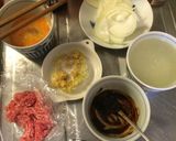 ひき肉で辛旨テグタンスープ風作り方1写真