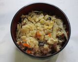 鶏もも肉の炊き込みご飯作り方7写真