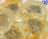 大根菜っ葉のパリパリチーズ餃子作り方6写真