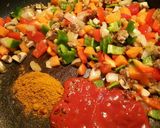 大好き！彩りひよこ豆ドライカレー作り方6写真