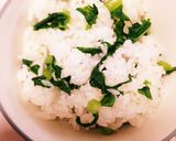 シンプルに大根葉御飯と大根葉ちりめん炒め作り方4写真