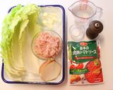 チーズ入り♪トマトロール白菜作り方2写真