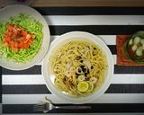簡単松茸風味きのこスープパスタ作り方7写真