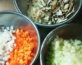 我が家の定番☆和風キーマカレー作り方1写真