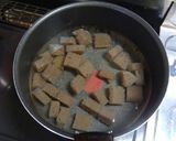 牛すじ肉とこんにゃくの味噌煮作り方3写真