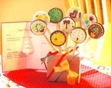 クリスマスリース　オレオにアイシング作り方14写真