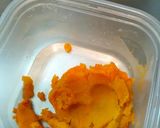 離乳食リメイク♪かぼちゃ＆にんじんもち作り方2写真