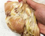 簡単ランチ♪鳥ささみのわさび漬け丼作り方5写真